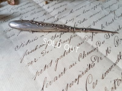 画像2: シルバーすずらんレリーフソーイングツール