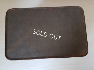 画像12: アンティークローズ柄ティンバスケット缶