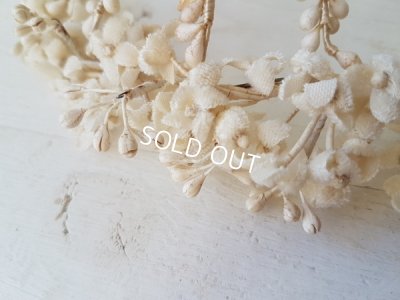 画像8: ワックスフラワーヘッドオーナメント