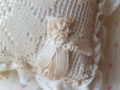 画像7: アンティークレースクッション