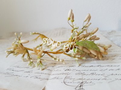 画像2: ワックスフラワーとレースリボンセット