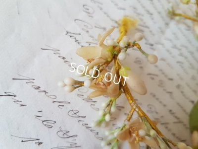 画像12: ワックスフラワーとレースリボンセット