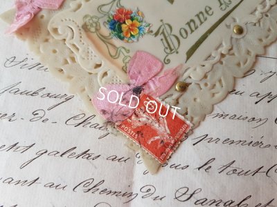 画像4: レース透かしセルロイドカード