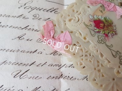 画像5: レース透かしセルロイドカード