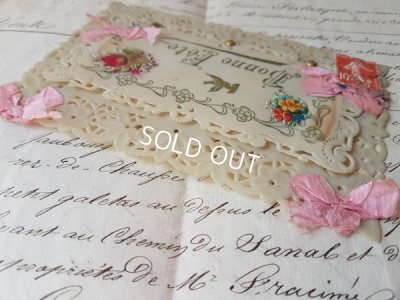 画像7: レース透かしセルロイドカード