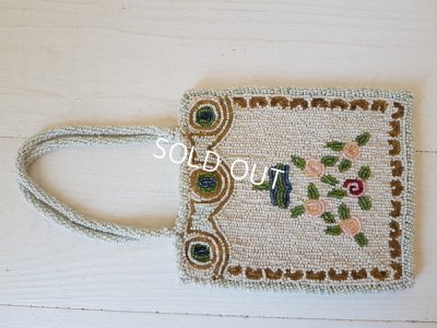 画像2: ヴィンテージビーズバッグ