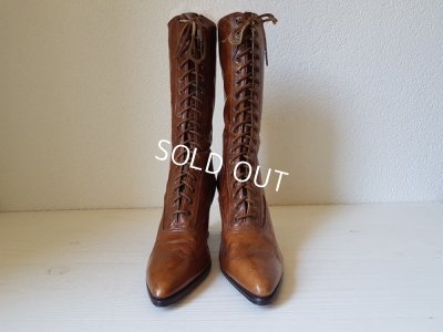 画像2: ヴィクトリアンレースアップブーツ