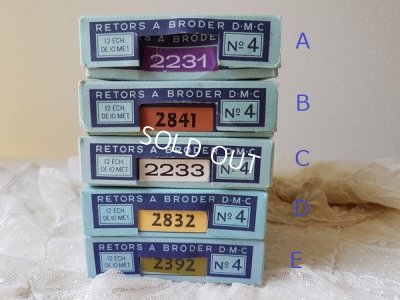 画像16: ボックス付DMCアンティーク刺繍糸セット