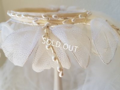 画像3: ベール付きワックス花冠