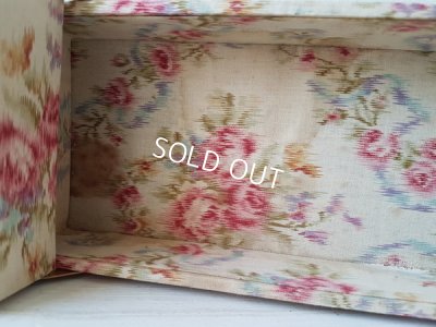 画像9: 花柄カルトナージュソーイングボックス