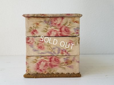 画像3: 花柄カルトナージュソーイングボックス