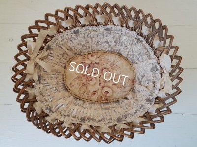 画像5: アンティークレースバスケット