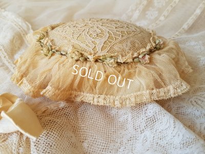 画像7: ロココリボンアンティーククッション