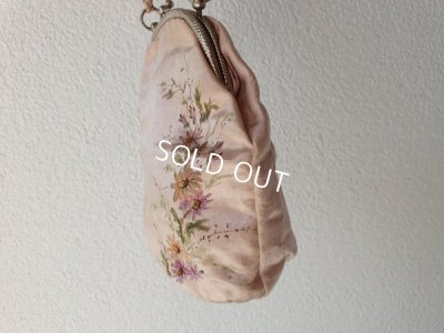 画像10: 手描き花柄シルクバッグ