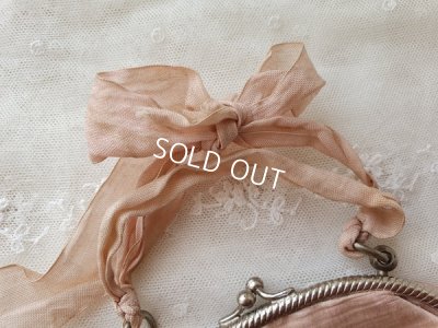 画像7: 手描き花柄シルクバッグ