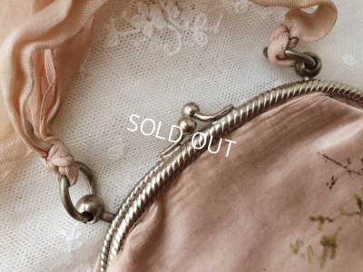 画像8: 手描き花柄シルクバッグ