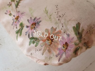 画像3: 手描き花柄シルクバッグ