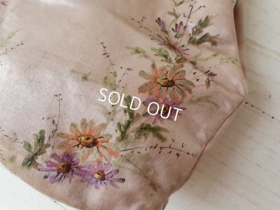画像4: 手描き花柄シルクバッグ