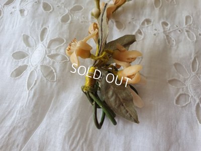 画像9: アンティ―クワックスフラワーティアラ