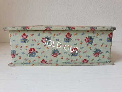 画像3: 小花柄カルトナージュボックス