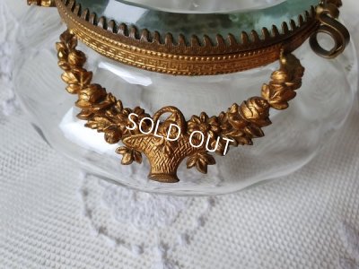 画像2: ローズガーランド花かご装飾ガラスパウダーケース