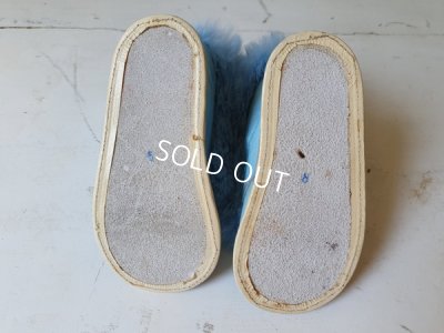 画像11: アンティークブルーベビーシューズ