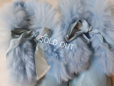 画像2: アンティークブルーベビーシューズ