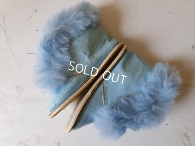 画像7: アンティークブルーベビーシューズ