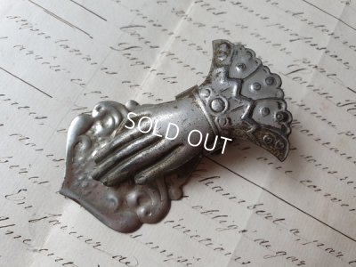 画像9: アンティークハンド型クリップ