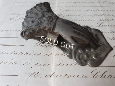 画像10: アンティークハンド型クリップ