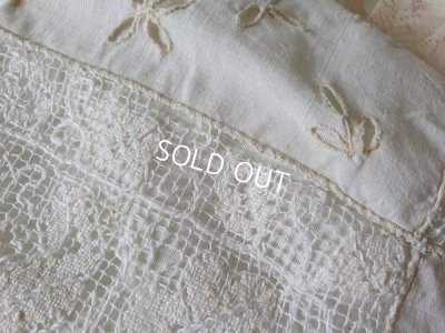 画像10: アンティークレースクッション