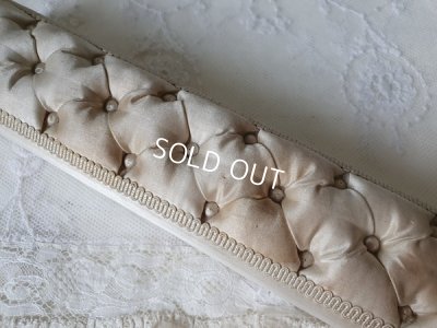 画像3: アンティークくるみボタン装飾ボックス