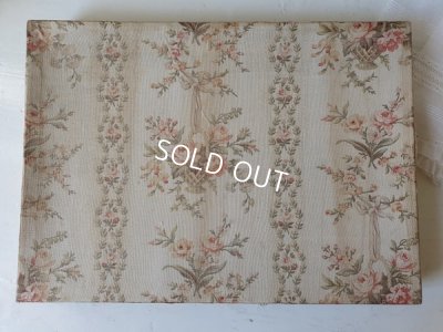 画像2: ローズと花かご柄カルトナージュボックス