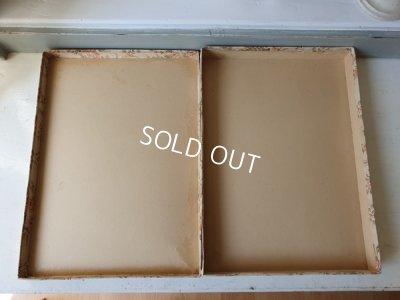 画像10: ローズと花かご柄カルトナージュボックス