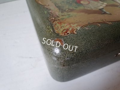 画像16: アンティークパピエマシェボックス