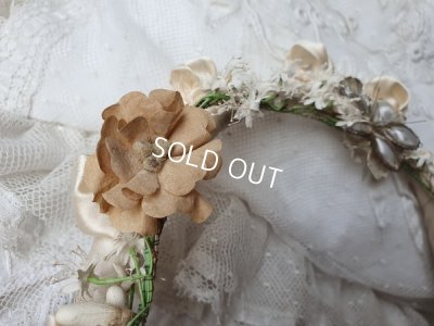 画像6: アンティーク花冠セット