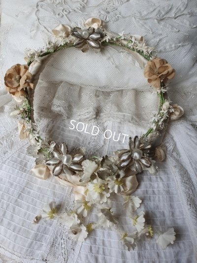 画像3: アンティーク花冠セット