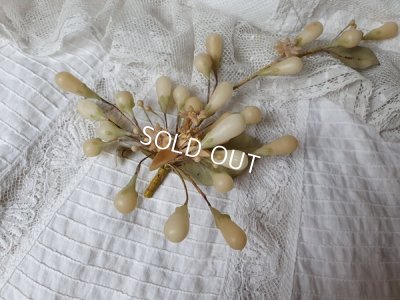 画像10: アンティークワックスフラワーティアラセット