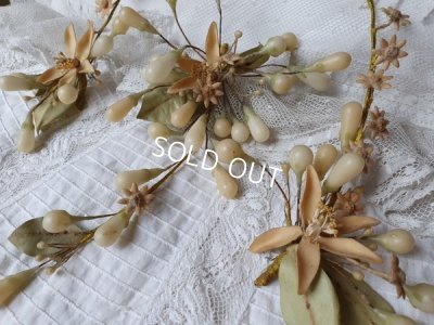 画像11: アンティークワックスフラワーティアラセット