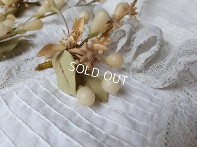 画像9: アンティークワックスフラワーティアラセット