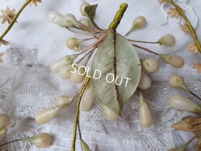 画像15: アンティークワックスフラワーティアラセット