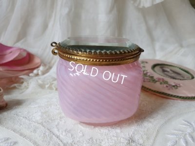 画像6: アンティークオパリンガラスパウダージャー