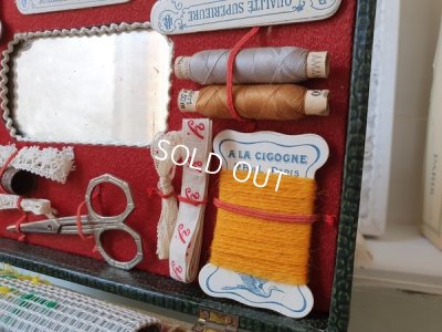 画像4: アンティークソーイングセット