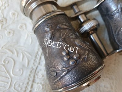 画像4: アンティーク小鳥レリーフ双眼鏡