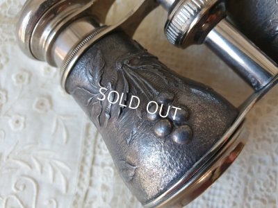 画像6: アンティーク小鳥レリーフ双眼鏡