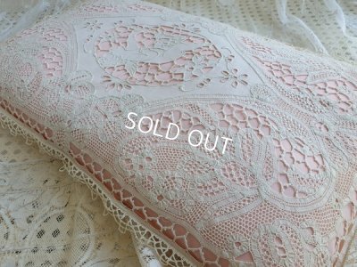 画像10: アンティークレースエンジェルクッション