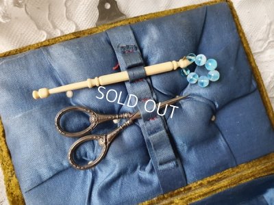 画像17: アンティークソーイングボックス