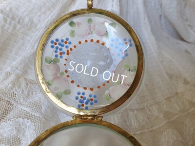 画像11: アンティークローズ柄パウダージャー