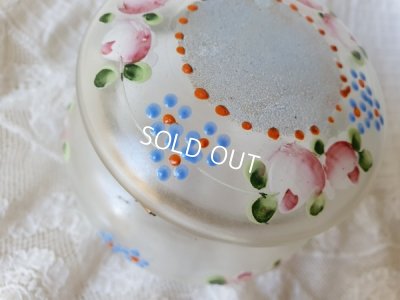 画像5: アンティークローズ柄パウダージャー