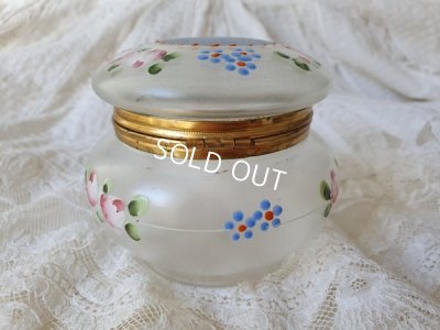 画像8: アンティークローズ柄パウダージャー